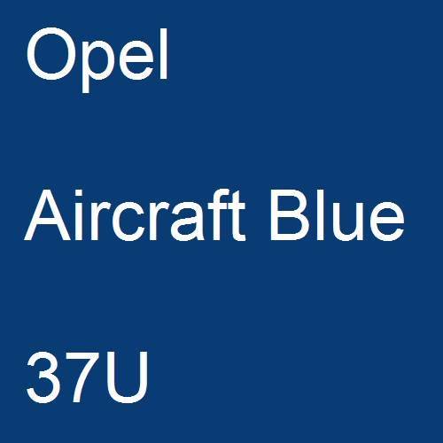 Opel, Aircraft Blue, 37U.